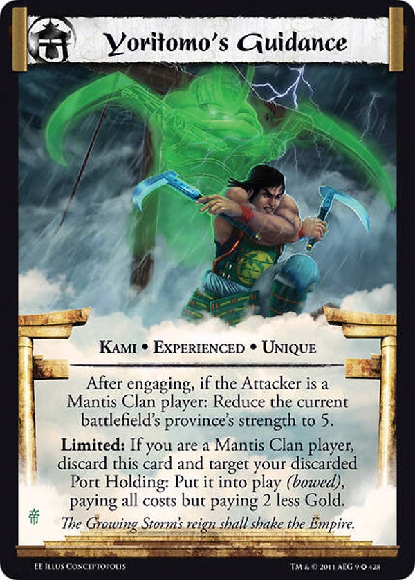 L5R : CELESTIAL : Yoritomo's Guidance • Exp (EMPEROR ED) - FIXED