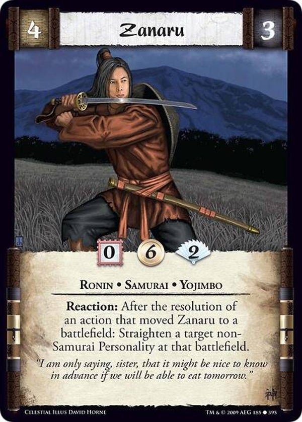 L5R : CLAN : UNALIGNED : Zanaru (CELESTIAL ED) - C