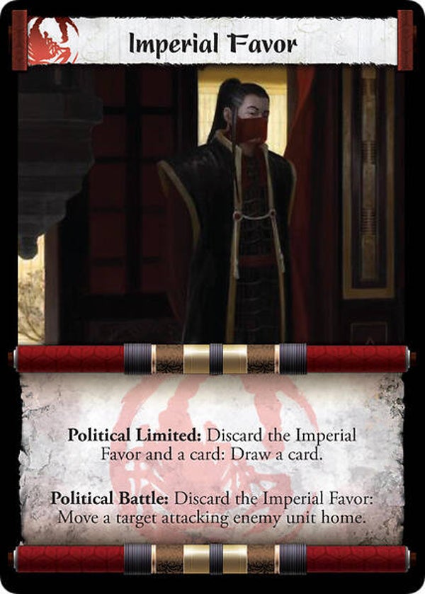 L5R : OTHER : The Imperial Favor (Scorpion Celestial version) - Promo