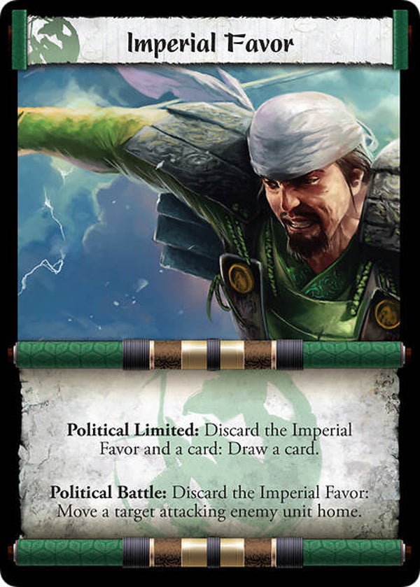 L5R : OTHER : The Imperial Favor (Mantis Celestial version) - Promo