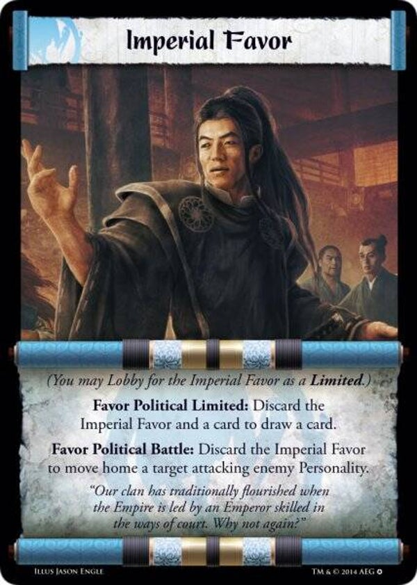 L5R : OTHER : The Imperial Favor (Crane IVORY Edition version 1/2) - FIXED