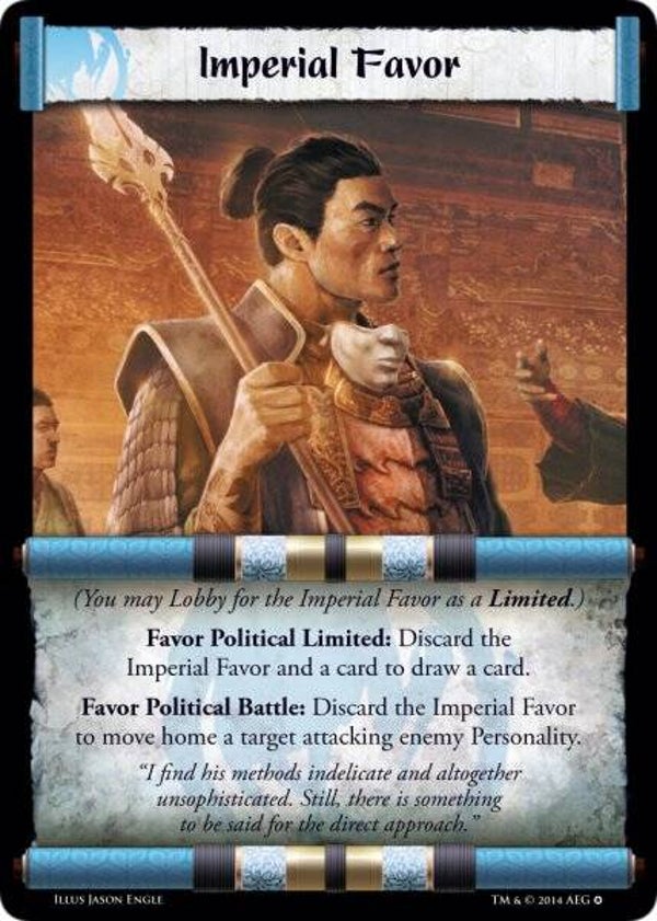 L5R : OTHER : The Imperial Favor (Crane IVORY Edition version 2/2) - FIXED