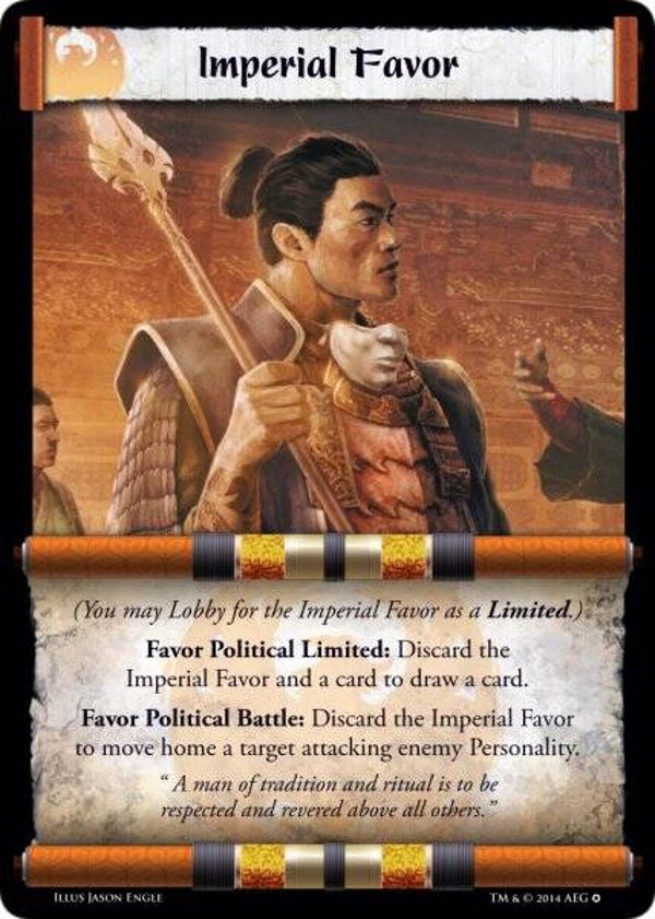 L5R : OTHER : The Imperial Favor (Phoenix IVORY Edition version 2/2) - FIXED