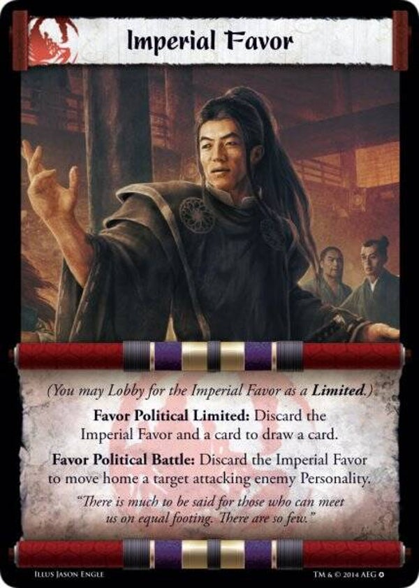 L5R : OTHER : The Imperial Favor (Scorpion IVORY Edition version 1/2) - FIXED