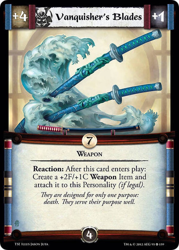L5R : ITEM : Vanquisher's Blades (The Shadow's Embrace (TSE)) - FIXED