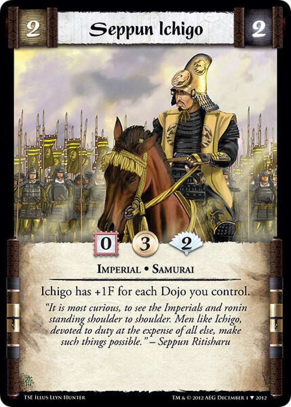 L5R : CLAN : UNALIGNED : Seppun Ichigo (Promo TSE (EE))