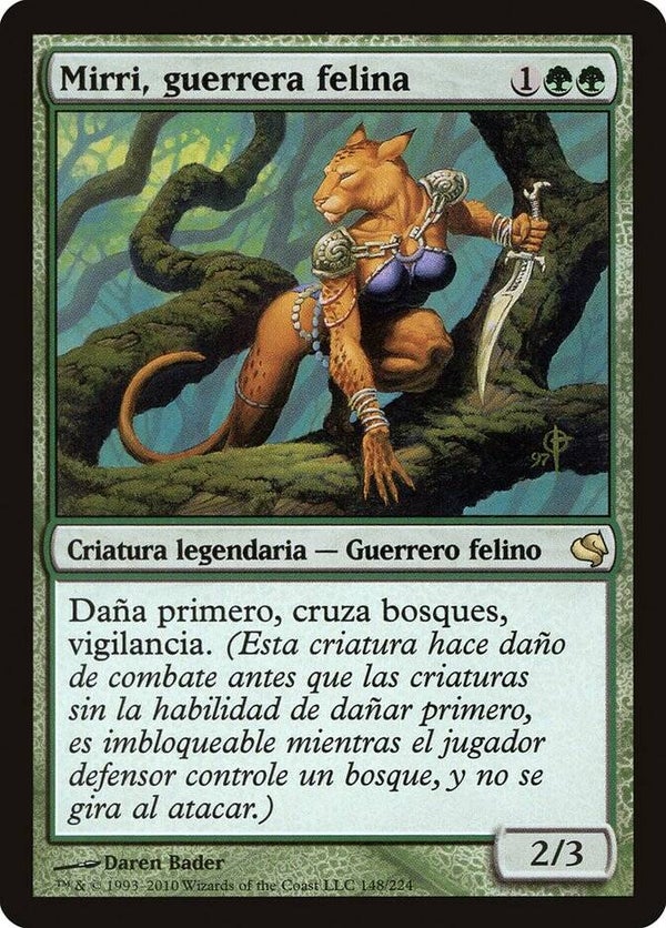 Magic the Gathering (MTG) : Mirri, Cat Warrior - Salvat 2011 B.B. - R