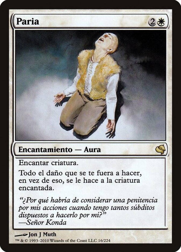 Magic the Gathering (MTG) : Pariah  - Salvat 2011 B.B. - R