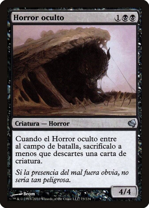 Magic the Gathering (MTG) : Hidden Horror - Salvat 2011 B.B. - U