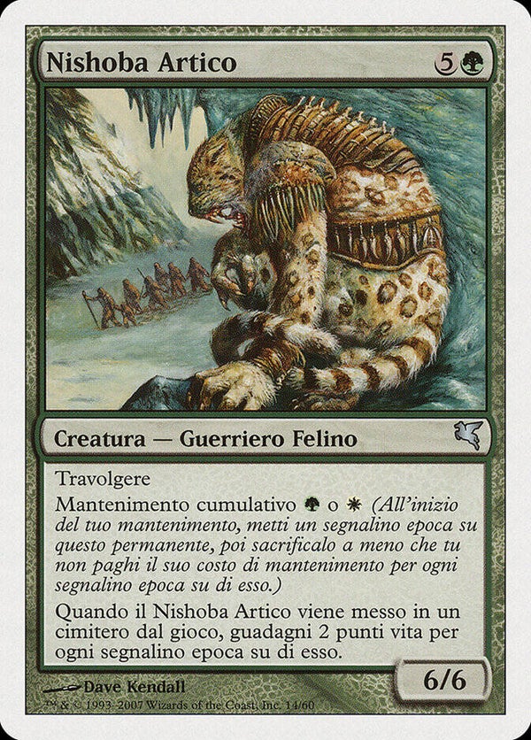 Magic : The Gathering (MTG) : Arctic Nishoba (V.1 - 14/60) - Salvat W.B. Italian - U