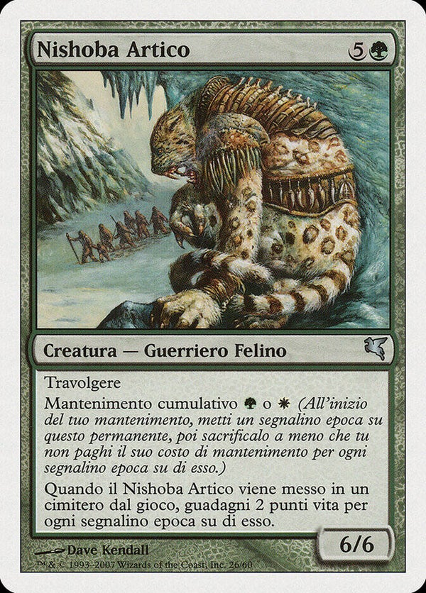Magic : The Gathering (MTG) : Arctic Nishoba (V.2 - 26/60) - Salvat W.B. Italian - U