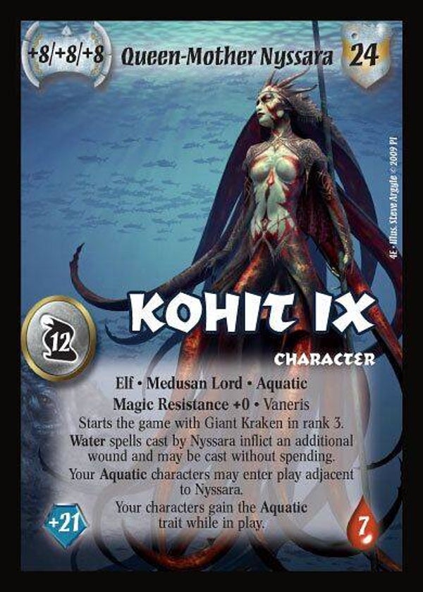 Warlord Saga of the Storm : Queen-Mother Nyssara (4E kohit 9 kit) - Promo