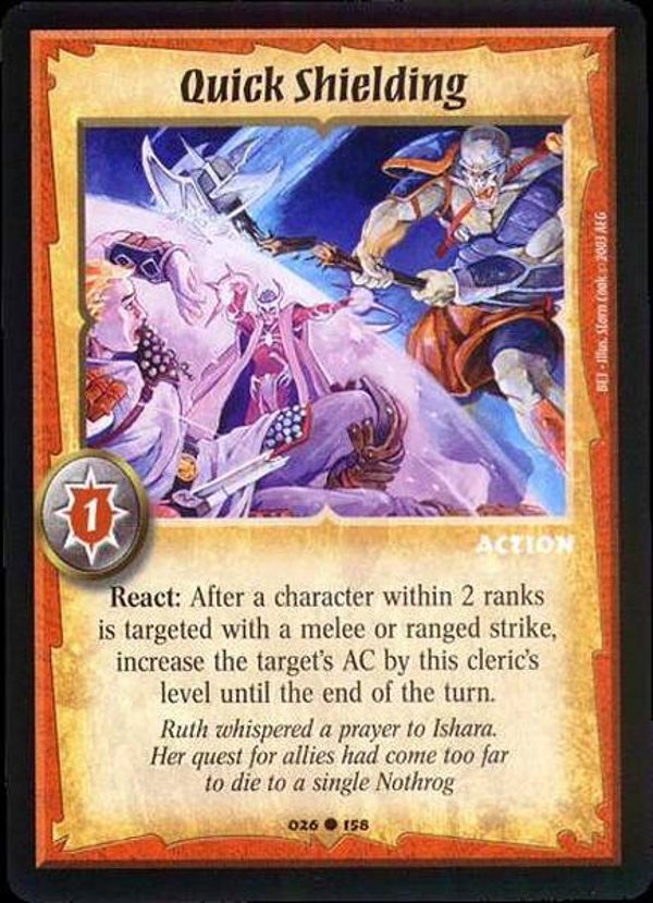 Warlord Saga of the Storm : Quick Shielding - C - BET