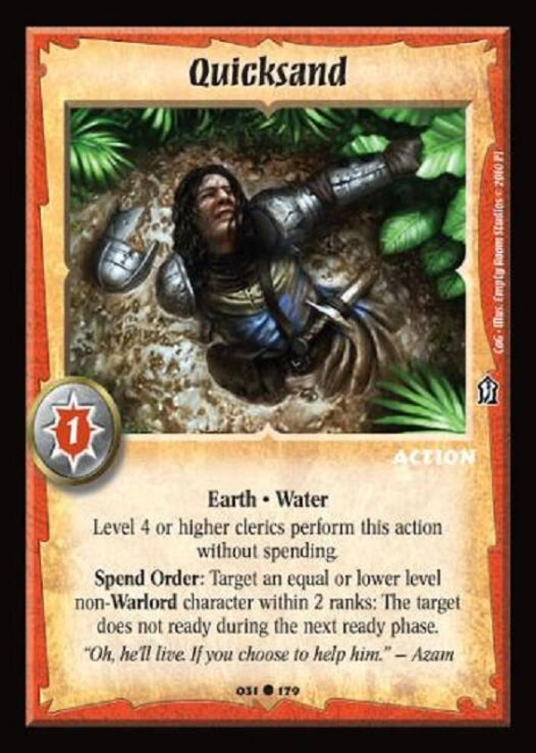 Warlord Saga of the Storm : Quicksand - C - COG