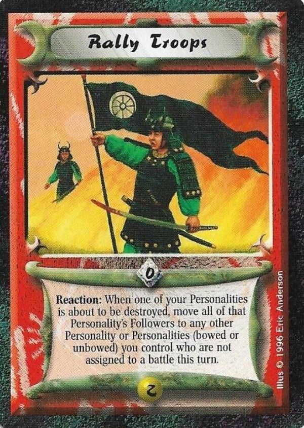 L5R : STRATEGY : Rally Troops (Shadowlands R.C. (SL)) - "FIXED REPRINT"