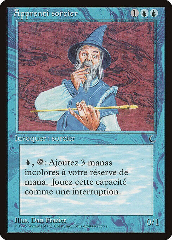 Magic the Gathering (MTG) : Apprentice Wizard - (Renaissance (REN)) - FRENCH - U