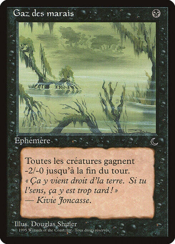 Magic the Gathering (MTG) : Marsh Gas - (Renaissance (REN)) - FRENCH - C