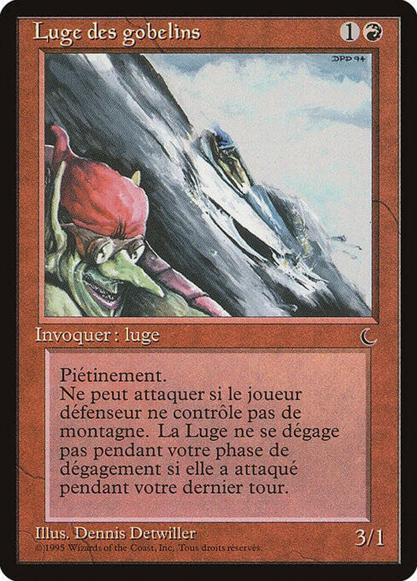 Magic the Gathering (MTG) : Goblin Rock Sled - (Renaissance (REN)) - FRENCH - C