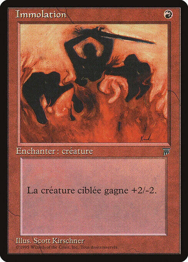 Magic the Gathering (MTG) : Immolation - (Renaissance (REN)) - FRENCH - C