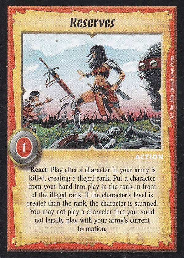 Warlord Saga of the Storm : Reserves (G&E Deck special)