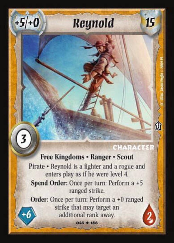 Warlord Saga of the Storm : Reynold - R - (Crimson Coast) CC