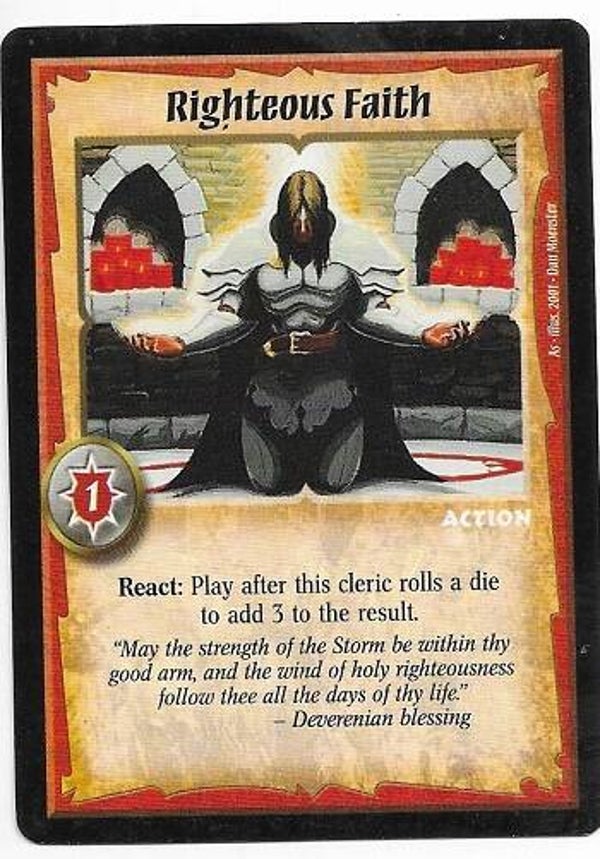 Warlord Saga of the Storm : Righteous Faith (BK Deck special)