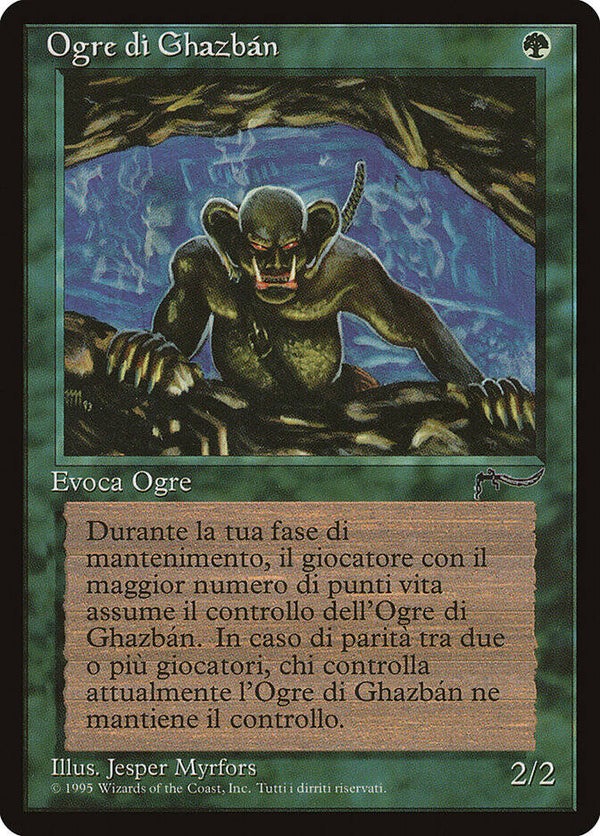 Magic : The Gathering (MTG) : Ghazbán Ogre - Rinascimento (Italian) - C