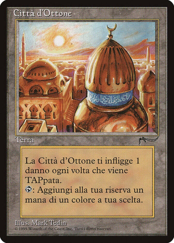 Magic : The Gathering (MTG) : City of Brass - Rinascimento (Italian) - U