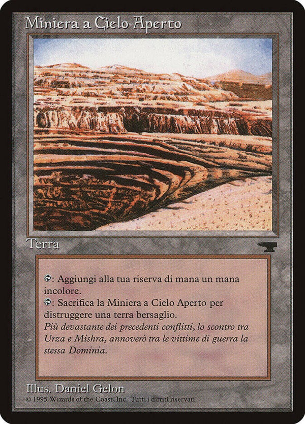 Magic : The Gathering (MTG) : Strip Mine - Rinascimento (Italian) - U