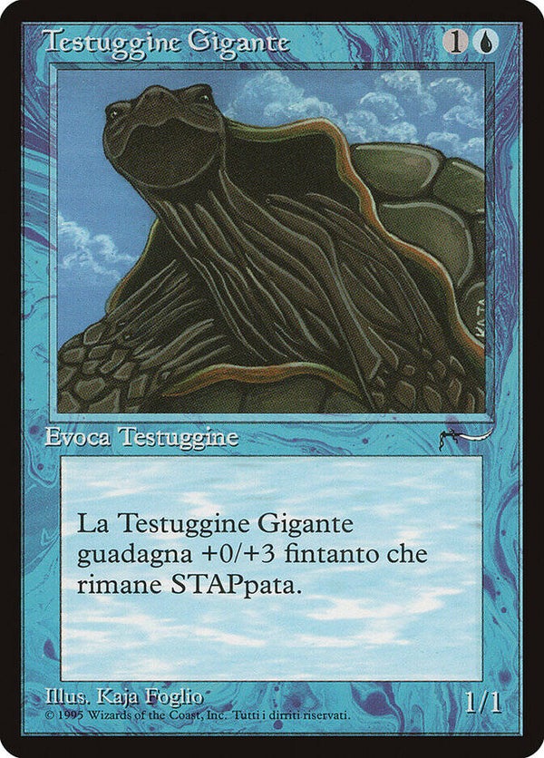 Magic : The Gathering (MTG) : Giant Tortoise - Rinascimento (Italian) - C  (SPLD-PLD)