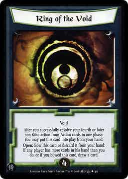 L5R : RING : Ring of the Void - (Promo SAM 2007) - FOIL version