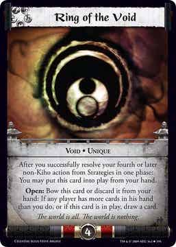 L5R : RING : Ring of the Void - (Promo CE 2009) - FOIL
