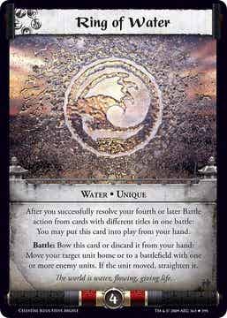L5R : RING : Ring of Water - (Promo CE 2009) - FOIL