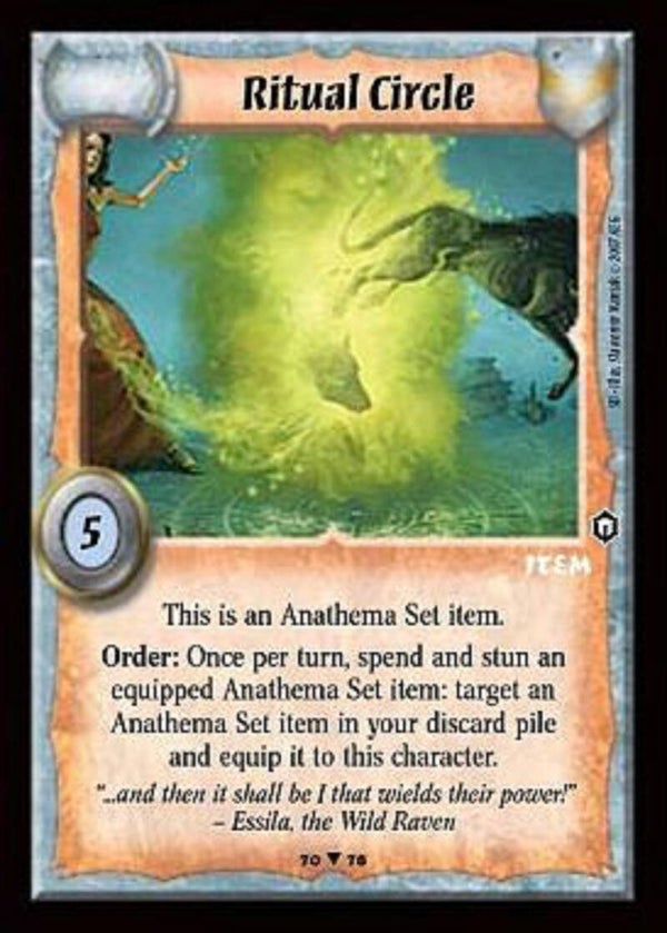 Warlord Saga of the Storm : Ritual Circle (SD)