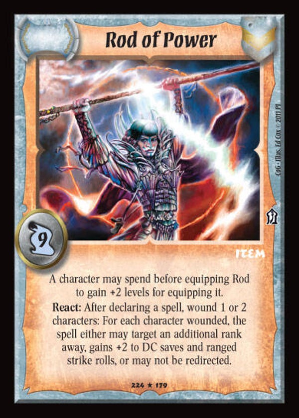 Warlord Saga of the Storm : Rod of Power - R - COG