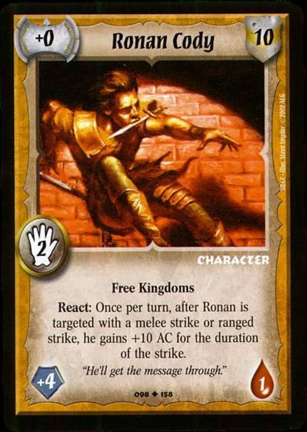 Warlord Saga of the Storm : Ronan Cody - U - SI