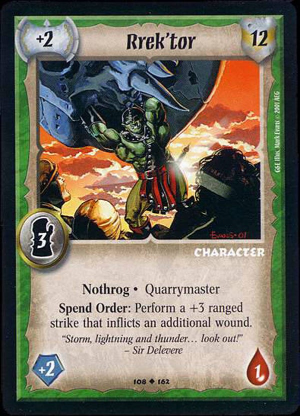 Warlord Saga of the Storm : Rrek'tor - U - G&E