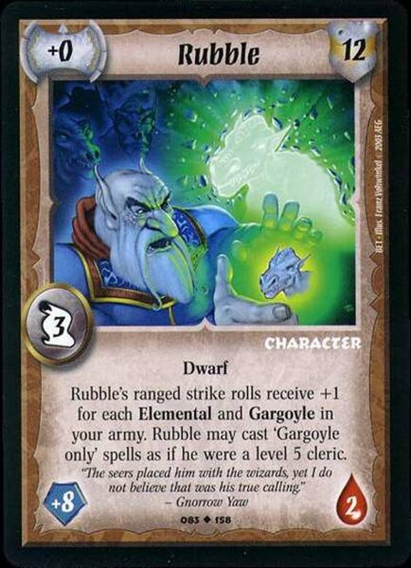 Warlord Saga of the Storm : Rubble - U - BET