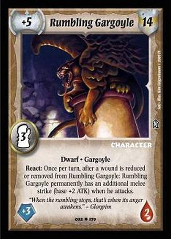 Warlord Saga of the Storm : Rumbling Gargoyle - U - (Sands of Oblivion) SOO