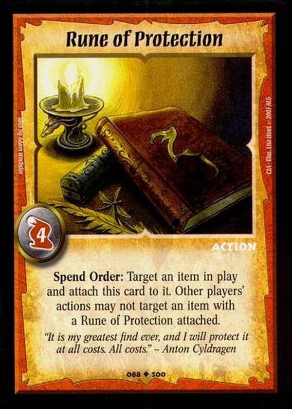 Warlord Saga of the Storm : Rune of Protection - U - C2A