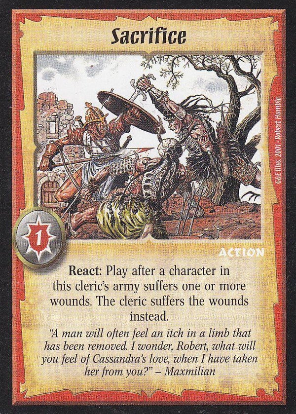 Warlord Saga of the Storm : Sacrifice (G&E Deck special)