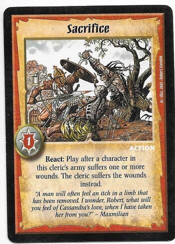 Warlord Saga of the Storm : Sacrifice (BK Deck special)