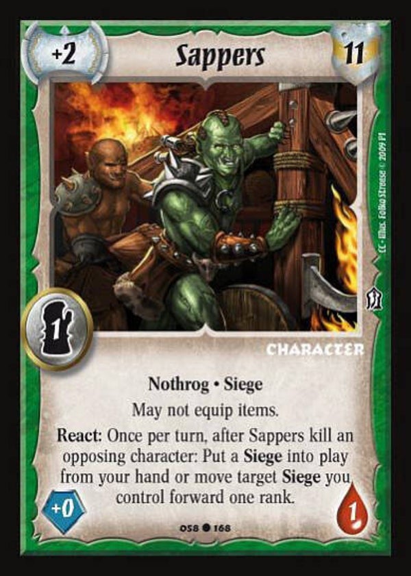 Warlord Saga of the Storm : Sappers - C - (Crimson Coast) CC