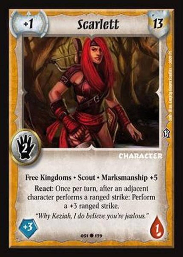 Warlord Saga of the Storm : Scarlett - C - (Sands of Oblivion) SOO