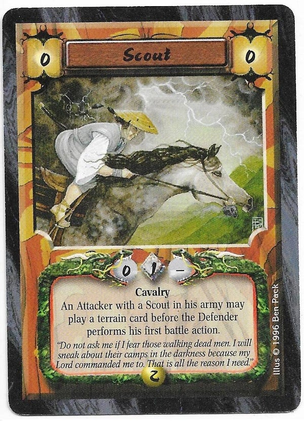 L5R : FOLLOWER : Scout (Anvil of Despair R.C. (AoD)) - "FIXED REPRINT"