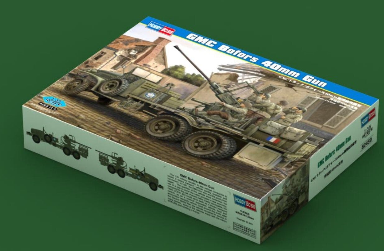 HOBBY BOSS : REF : 82459 : 1:35 : US : GMC : Bofors 40mm Gun (Autocannon Autocanon)