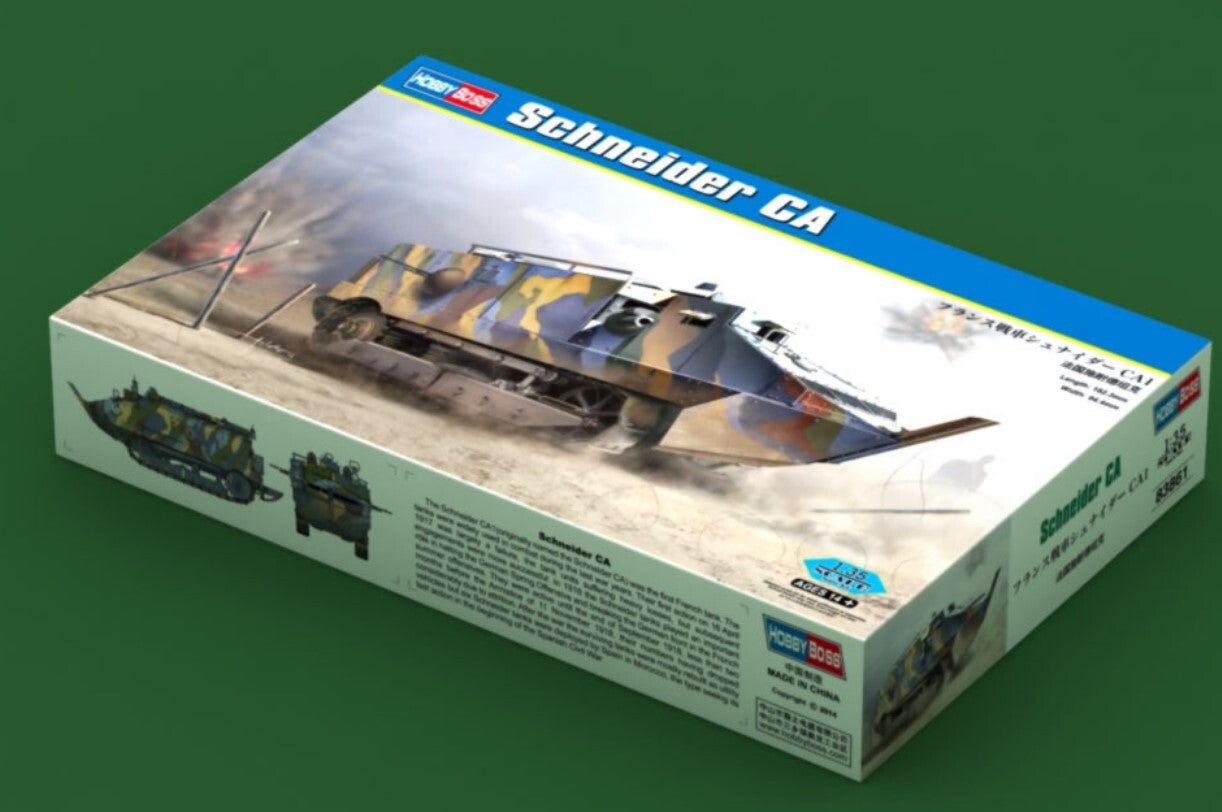 HOBBY BOSS : REF : 83861 : 1:35 : FRANCE : Schneider CA Tank (CA1) (WWI)