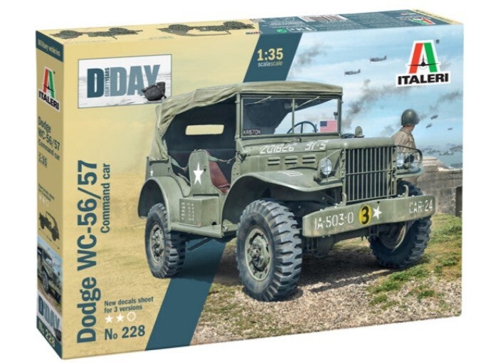 ITALERI : REF : 228 : 1:35 : US : Dodge / Fargo : WC-56/57 (Command Car)