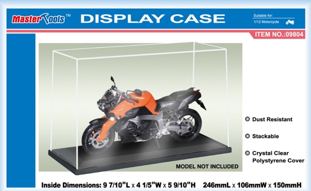 MASTER TOOLS (Trumpeter) : REF : 09804 : DISPLAY CASE (VITRINE) :  246 x 106 x 150mm (1/72)