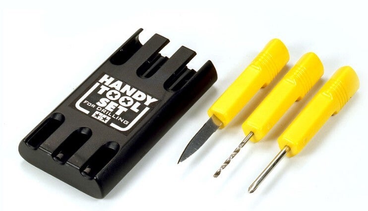 TAMIYA : REF : 74057 : TOOL / OUTILLAGE : Portable Tool Set for Drilling / Ensemble d’Outils Portatif pour le Perçage